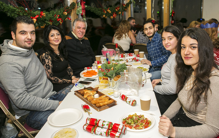 sussex syrian community christmas dinner